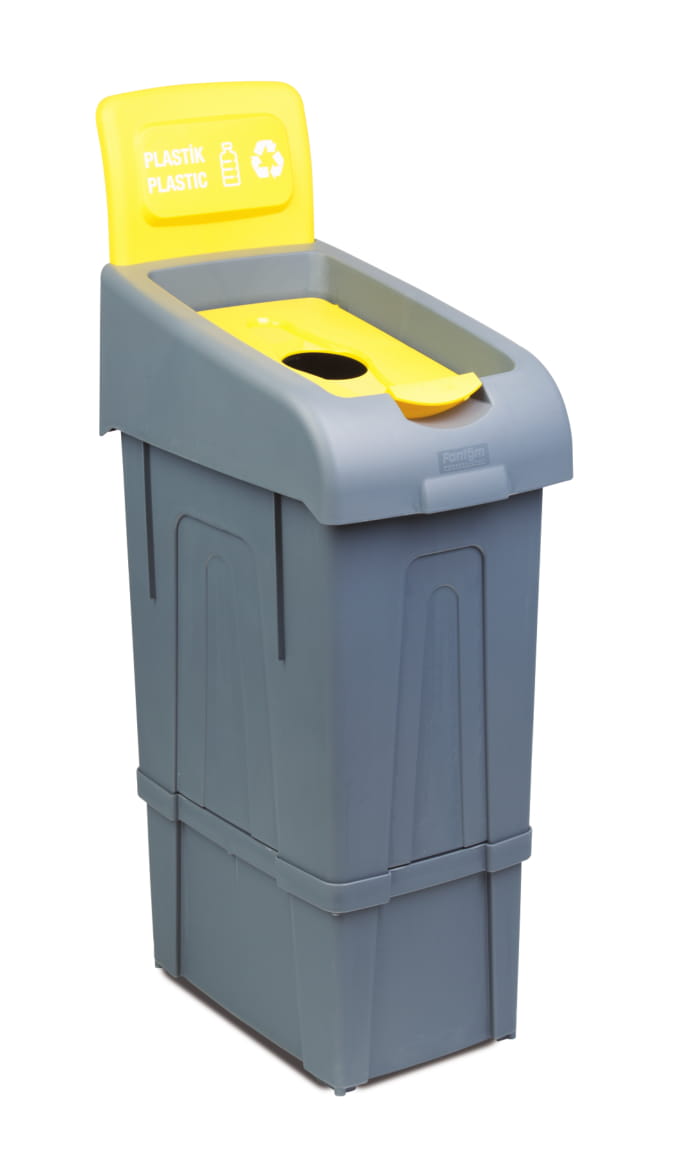 Recyclingbehälter / Kunststoff / 80 L / Grau / Combisteel