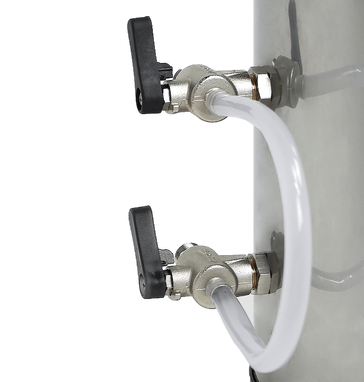Wasserenthärter / 8 L / manuell / 185 × 185 × 400 mm / Combisteel