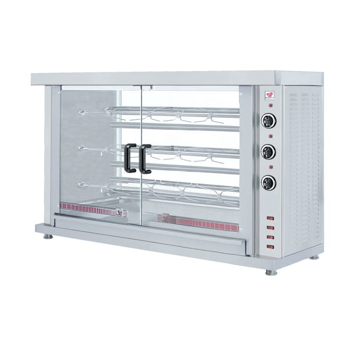 Elektrischer Hähnchengrill / 3 Spieße / 7.8 kW / Combisteel – Hähnchengrill für Gastronomie und Imbiss