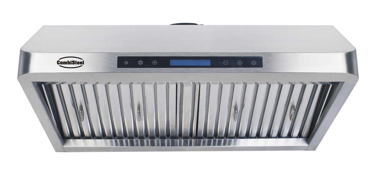 Wandhaube / mit Motor / 900 × 560 × 250 mm / Combisteel