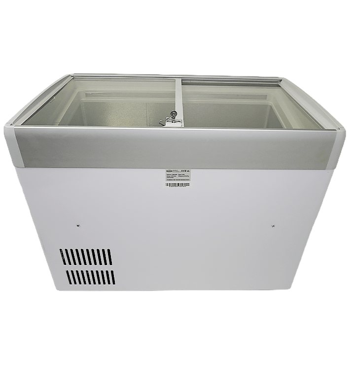 Eistruhe / 336 L / mit Glasschiebedeckel / Lotte / 0/10 | -18/-25 °C / 7086.0030 / Combisteel