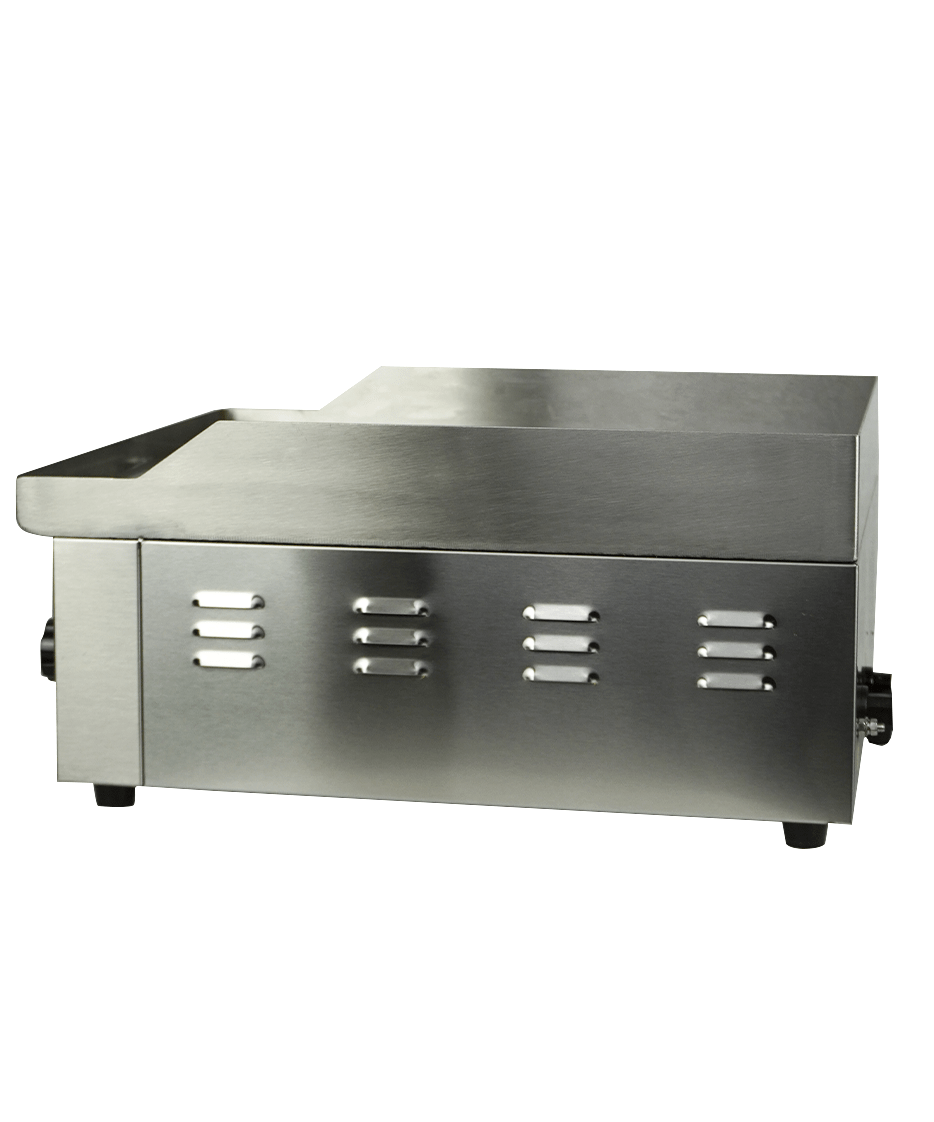 Elektrische Grillplatte / Gerillt / 360 mm / 2 kW / 230 V / Combisteel – elektrische Grillplatte für Gastronomie