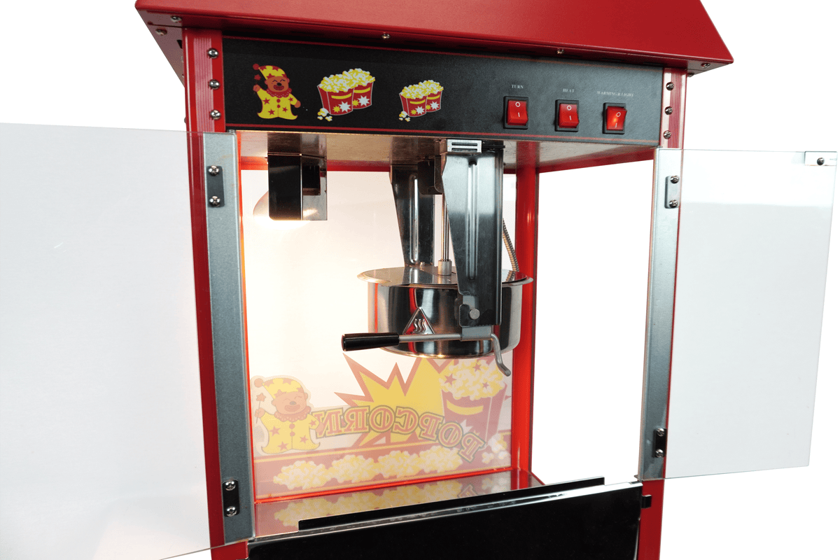 Popcornmaschine / mit Wagen / 1,35 kW / 560 × 417 × 1560 mm / Combisteel