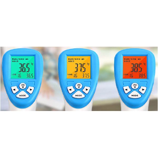 Kontaktloses Infrarot-Thermometer / Körper 32 bis 43 °C / Objekt 0 bis 60 °C / Combisteel