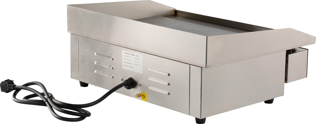 Elektrische Grillplatte / Glatt / 550 mm / 3 kW / 230 V / Combisteel – elektrische Grillplatte für Gastronomie