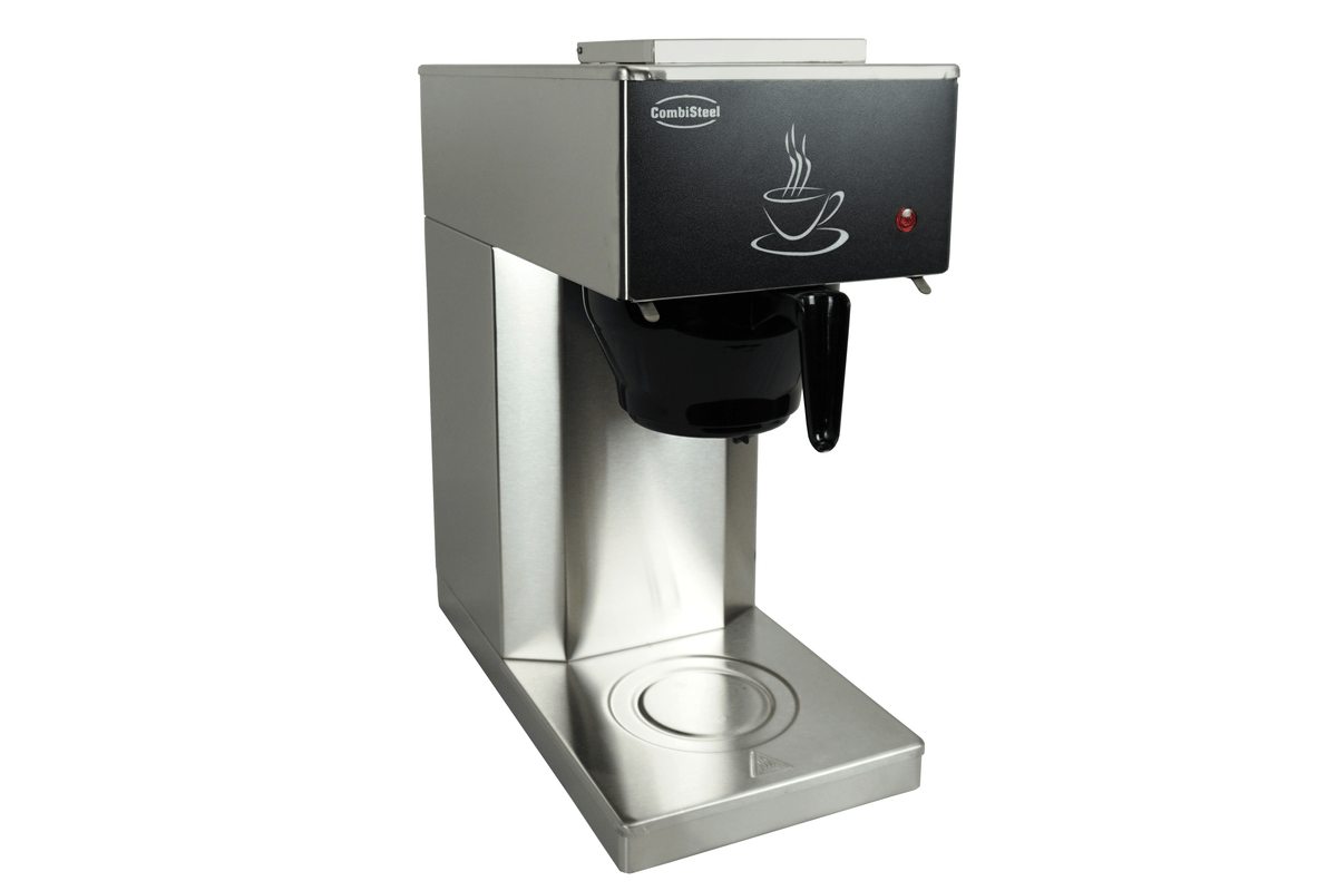 Filterkaffeemaschine / 2 Glaskannen / 1,8 L / Combisteel