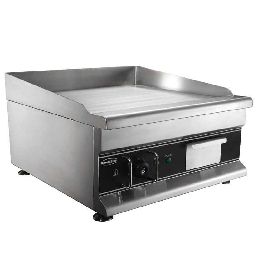 Elektrische Grillplatte / Glatt / 500 mm / 3 kW / 230 V / Combisteel – elektrische Grillplatte für Gastronomie