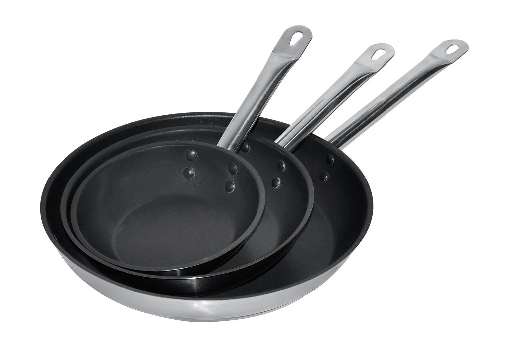 Bratpfanne / Beschichtet / Ø 24 cm / 2,3 L / Combisteel