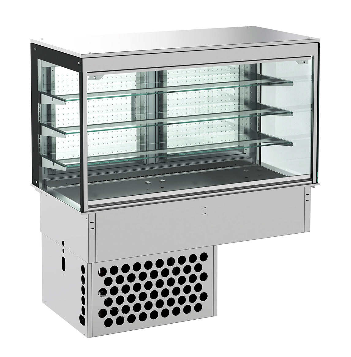 Einbaukühlvitrine / eckig / geschlossen / 3/1 GN / 1115 × 720 × 1430 mm / Combisteel