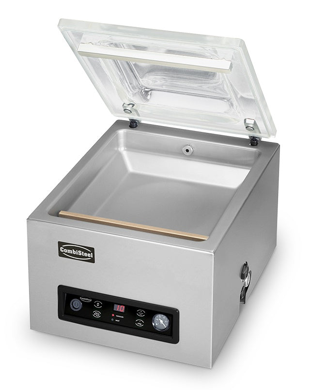 Kammer-Vakuumierer / Smooth 35 / Schweißleiste 350 mm / Pumpe 16 m³/h / Tischgerät / Combisteel