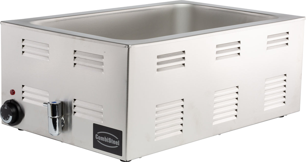 Elektrische Bain-Marie GN 1/1 mit Ablasshahn 1,2 kW von Combisteel