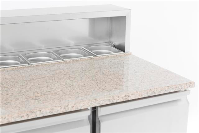 Pizzatisch / 2 Türen / 380 L / Combisteel
