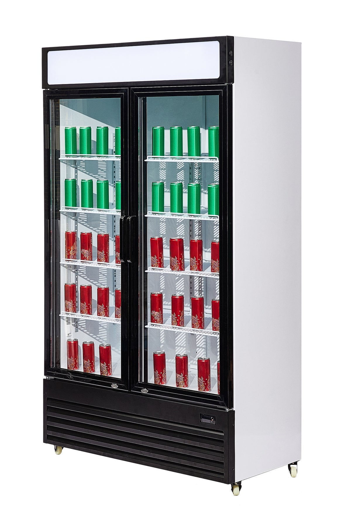 Getränkekühlschrank 3 Glastüren BEZ-750 GD Weiß