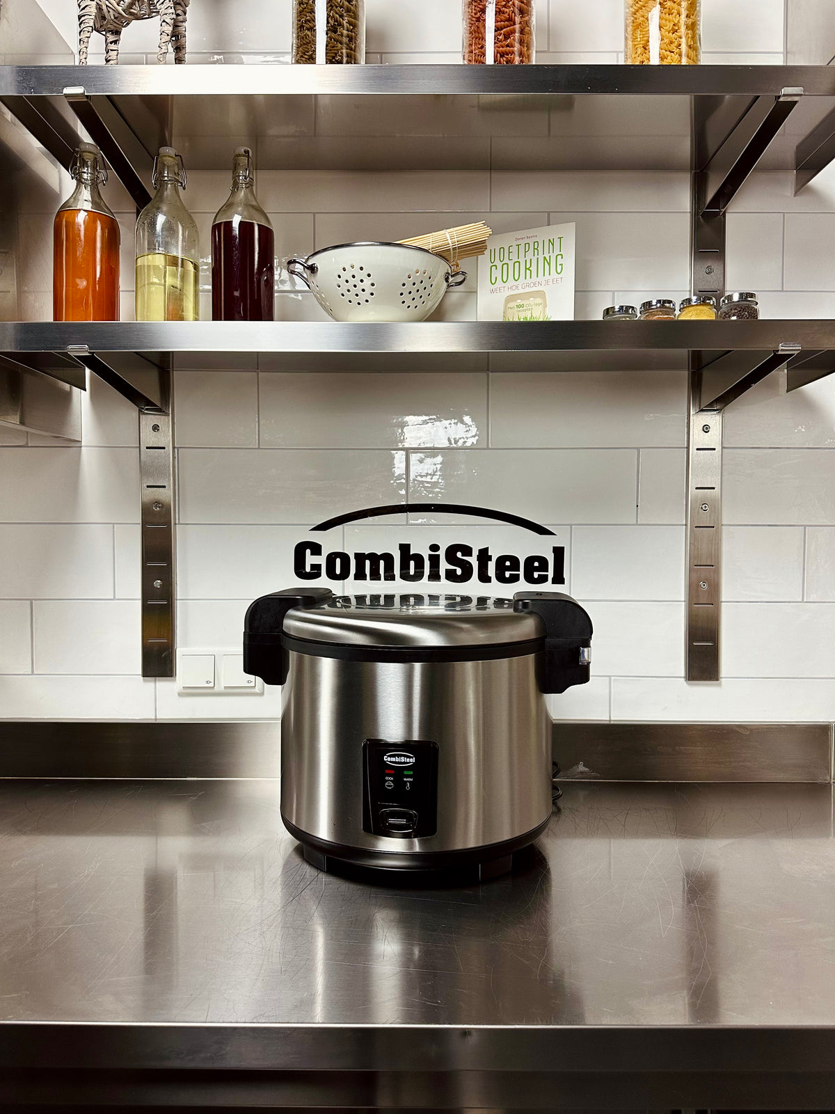 Elektrischer Reiskocher RC-54 / 5,4 L / 1,95 kW / Combisteel – professioneller Reiskocher für Gastronomie