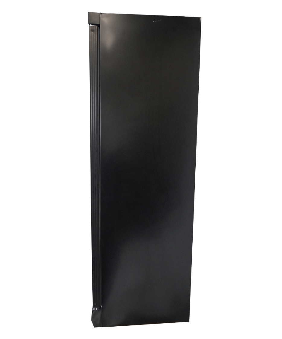 Getränkekühlschrank 1 Glastür 382 L Schwarz