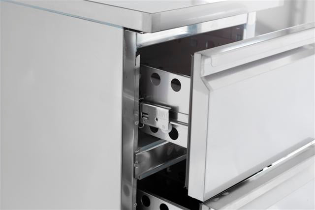 Kühltisch / 2 Schubladen / 109 L / Combisteel