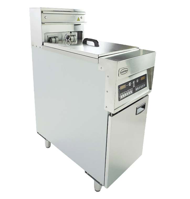 Elektrische Standfritteuse / 1 × 25 L / 18 kW / 400 V / Combisteel