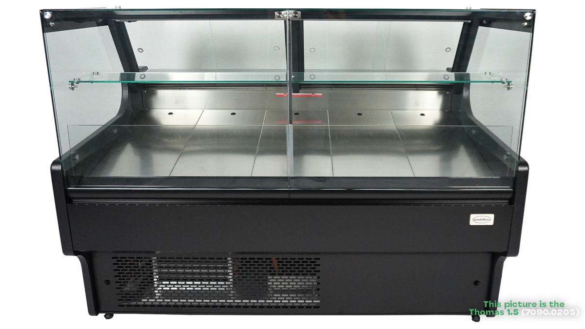 Kühltheke / Thomas / 1.3 / 310 L / Schwarz / Combisteel