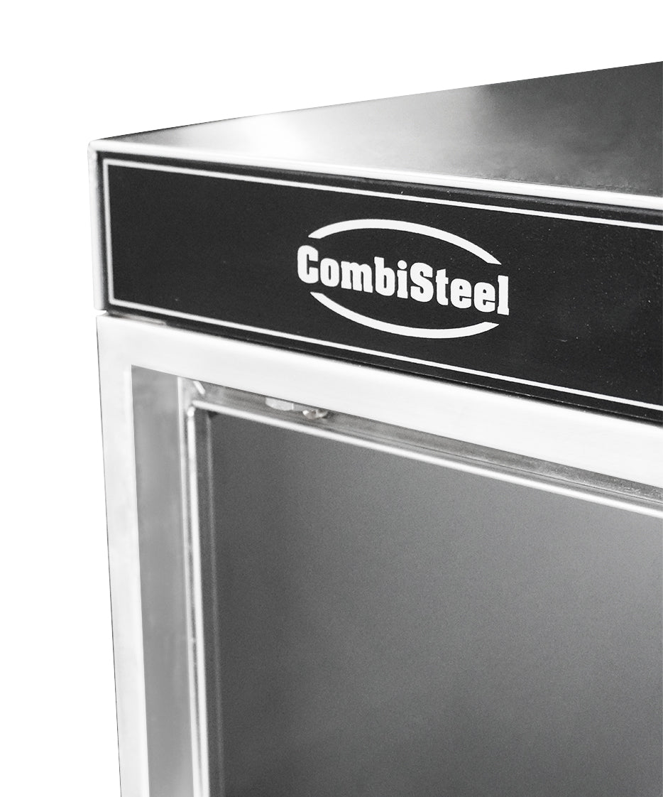 Frontlader Geschirrspülmaschine / 230 V / Korb 500 × 500 mm / mit Abwasserpumpe / mit Spülmitteldosierer / Combisteel