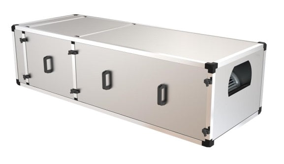Geruchsfilteranlage / mit Motor / 1500 m³/h / 1800 × 670 × 500 mm / Combisteel