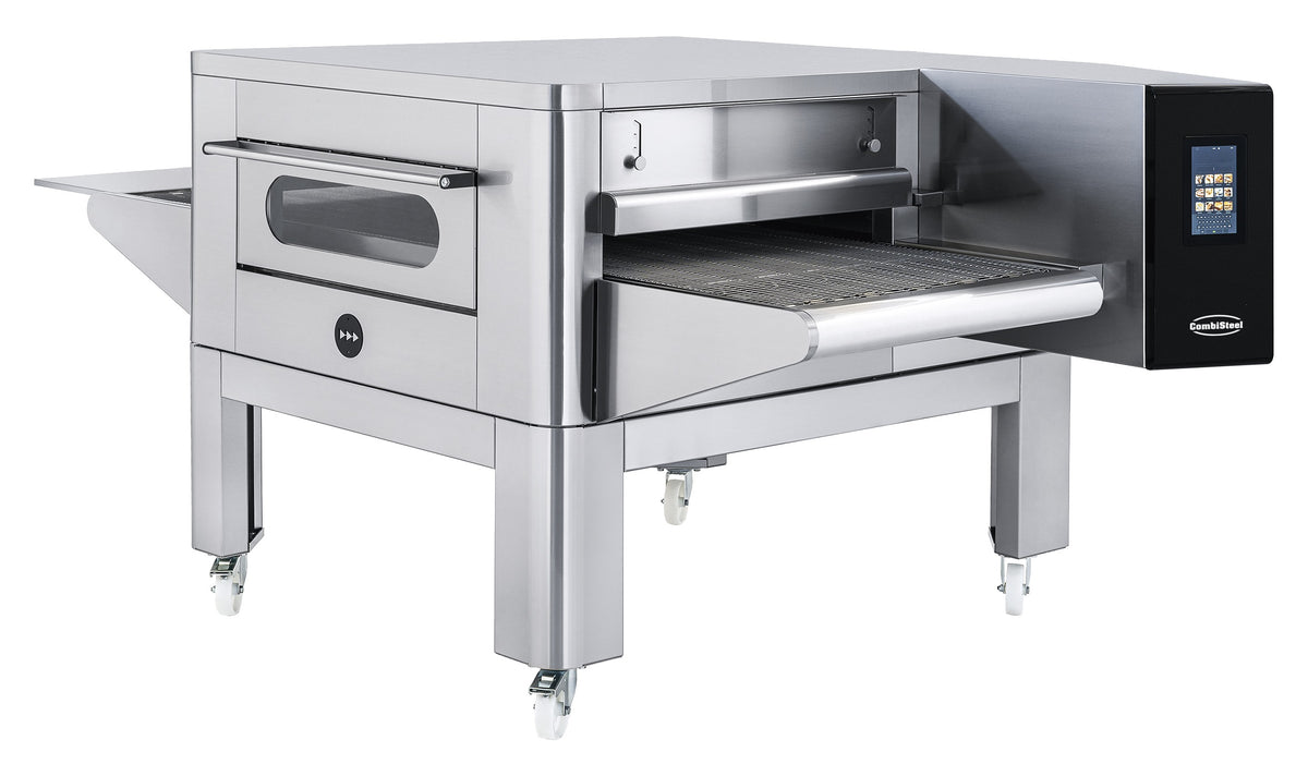 Durchlauf-Pizzaofen / Band 800 mm / 24,4 kW / 2375 × 1575 × 615 mm / Combisteel