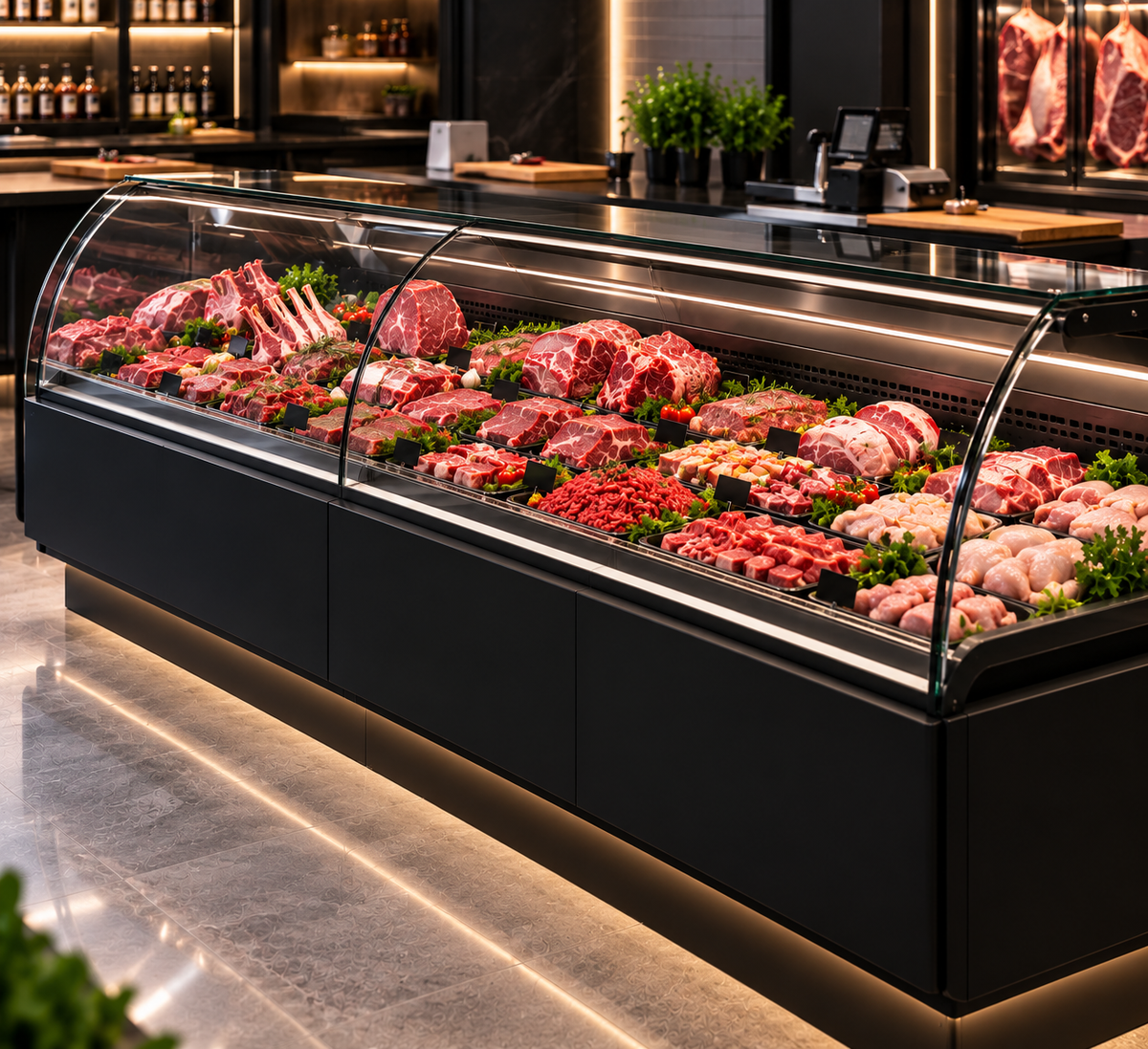Kühltheken für Gastronomie, Metzgerei und Verkauf