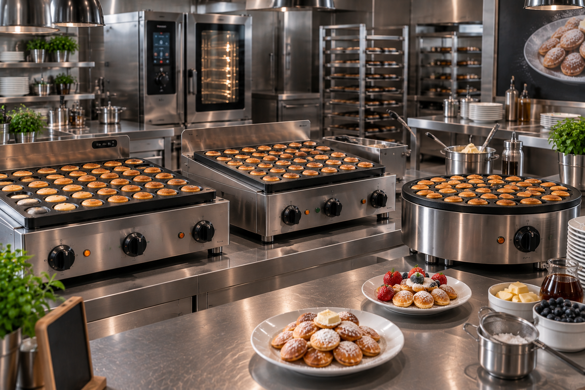 Professionelle Poffertjes-Waffeleisen für Gastronomie und Catering