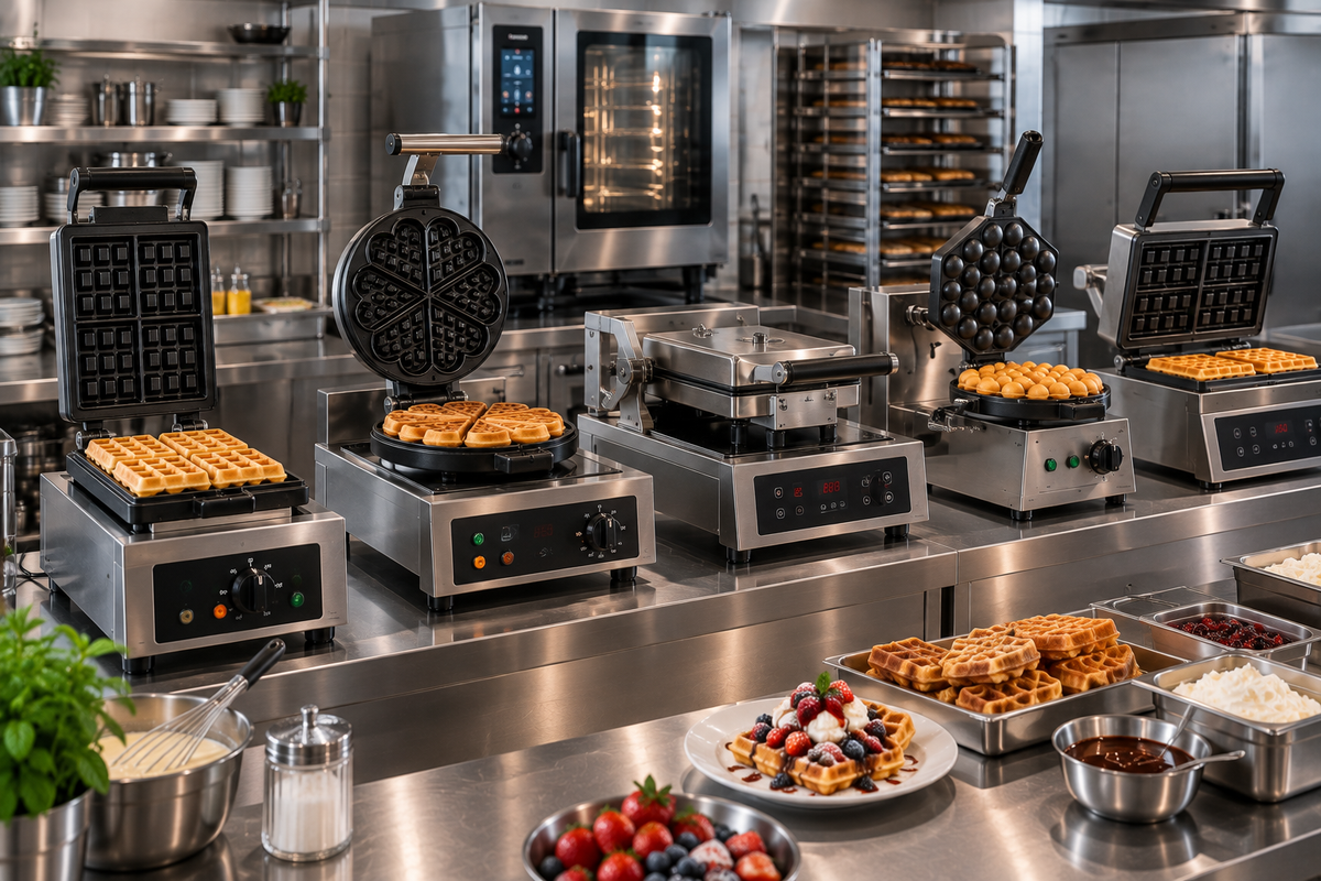 Professionelle Waffeleisen für Gastronomie, Café und Imbiss