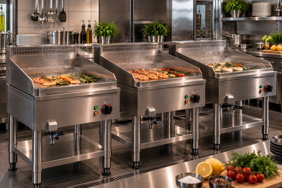 Elektrische Wassergrills für Gastronomie und Großküche