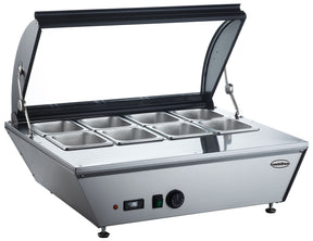 Wärmevitrine 8× 1/6 100MM GN 30 bis 90 °C von Combisteel