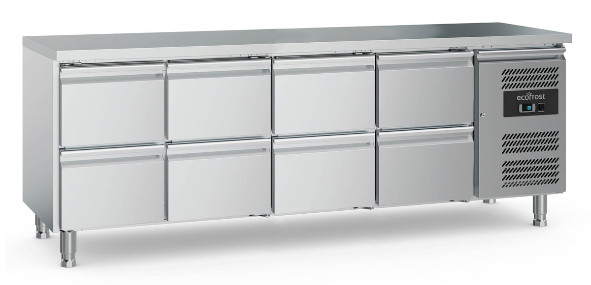 Kühltisch / 700 Serie / 8 Schubladen / 553 L / Combisteel