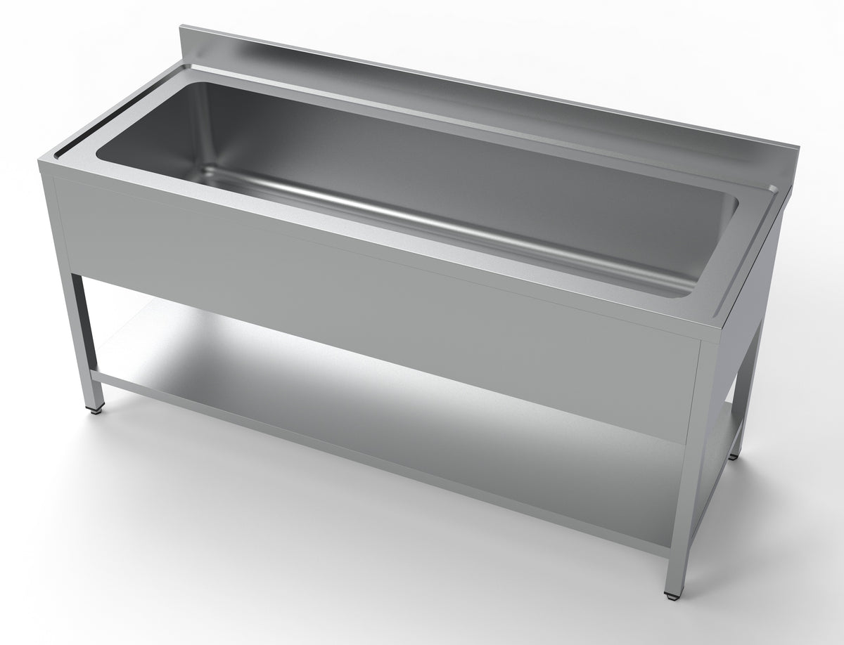 Spültisch mit großem Becken / 1800 × 700 mm / Combisteel