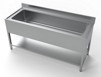 Spültisch mit großem Becken / 1800 × 700 mm / Combisteel