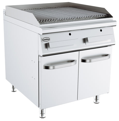Gas-Wassergrill BASE 900 / 800 mm / 22 kW / Freistehend / Combisteel – Wassergrill für professionelle Gastronomie