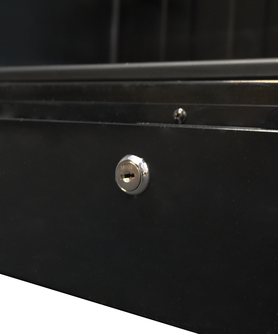 Kühlschrank 1 Glastür Schwarz 400 Liter