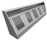 Wandhaube / mit Motor / 3000 × 900 × 450 mm / Combisteel