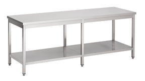 Arbeitstisch mit Grundboden 2700 × 600 mm von Combisteel