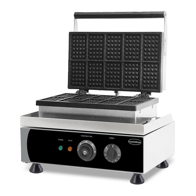 Combisteel Brüsseler Waffeleisen für 10 kleine Waffeln für Gastronomie