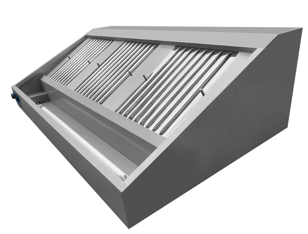 Wandhaube / mit Motor / 1600 × 900 × 450 mm / Combisteel