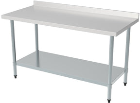 Arbeitstisch mit Grundboden und Aufkantung 700 × 700 mm von Combisteel