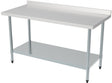 Arbeitstisch mit Grundboden und Aufkantung 2000 × 700 mm von Combisteel