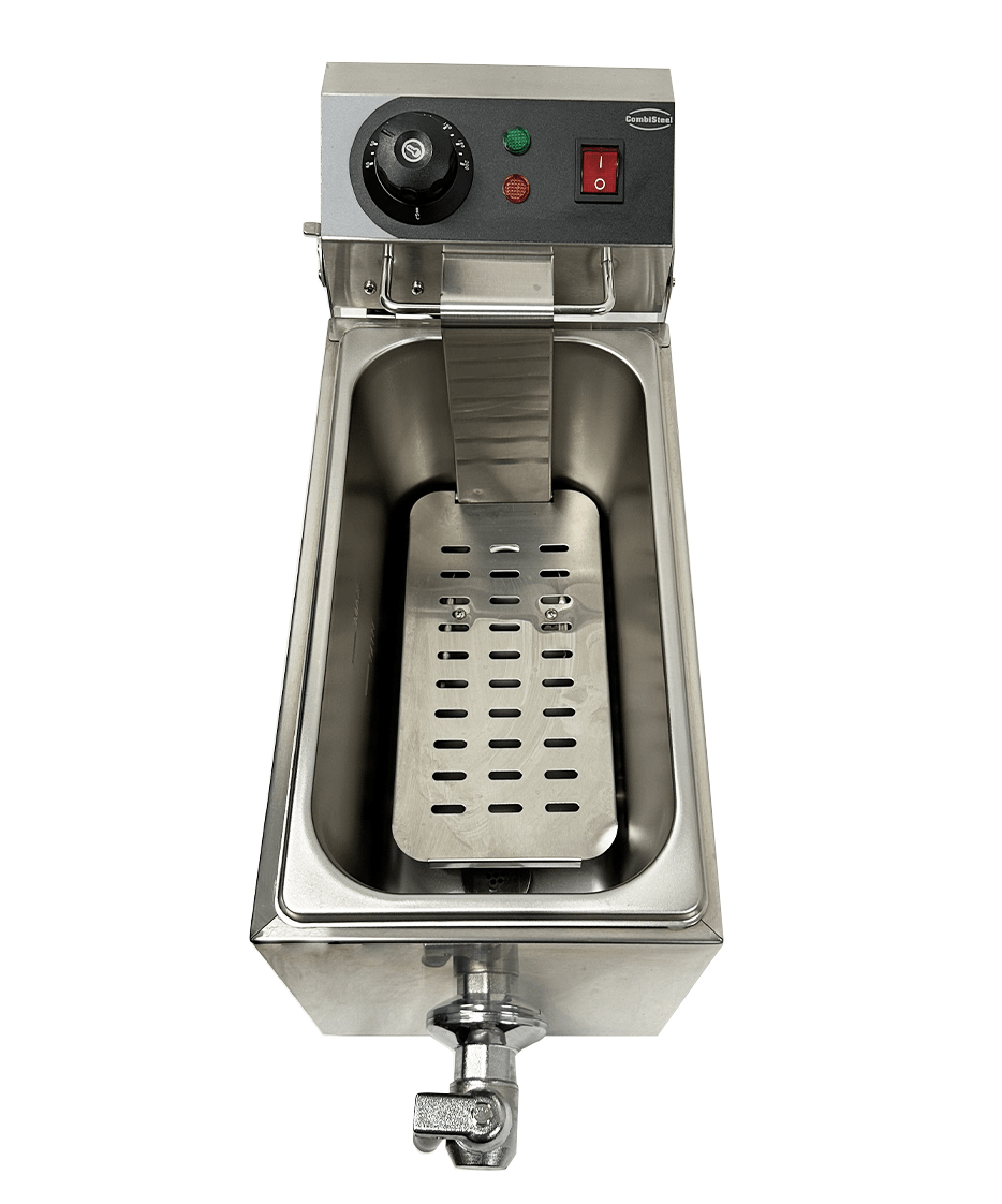 Elektrische Tischfritteuse 1 × 4 L / 2 kW / Combisteel
