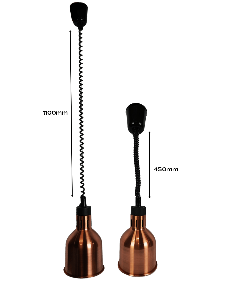 Hänge-Wärmelampe / CH-01 / Messing / Ø 175 mm / 0,25 kW / 230 V / Combisteel
