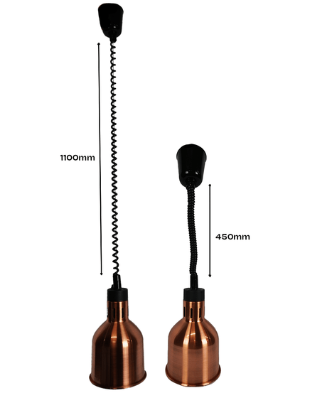 Hänge-Wärmelampe / CH-01 / Messing / Ø 175 mm / 0,25 kW / 230 V / Combisteel