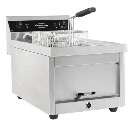 Elektrische Tischfritteuse 1 × 12 L / 6 kW / Combisteel