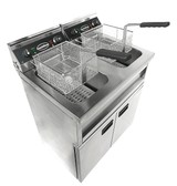 Elektrische Standfritteuse / 2 × 9 L / 2 × 3,3 kW / 230 V / Combisteel