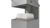 Haubenspülmaschine / 400 V / Korb 500 × 500 mm / mit Abwasserpumpe / mit Spülmitteldosierer / Combisteel