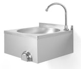 Handwaschbecken mit Kniebedienung / 400 × 400 × 240 mm / Combisteel