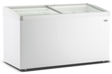 Eistruhe 456 L mit Glasschiebedeckel / Lotte / Combisteel
