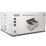 Elektrische Tischfritteuse 2 × 12 L / 2 × 9 kW / Combisteel